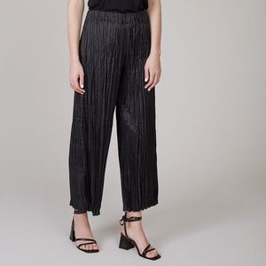 Shaina Mote Harlo Crinkle Onyx Black Pant